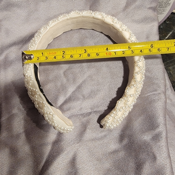 Lulus Reign of Romance White Pearl Beaded Headband & Unbranded Faux Pearl - Picture 5 of 13